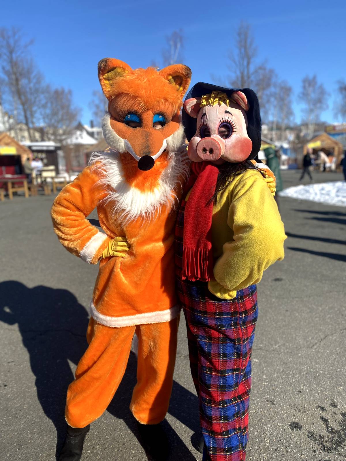 Театр Актера и Куклы "Крошка" сегодня поздравил жителей города Саранска с Масленицей! 
